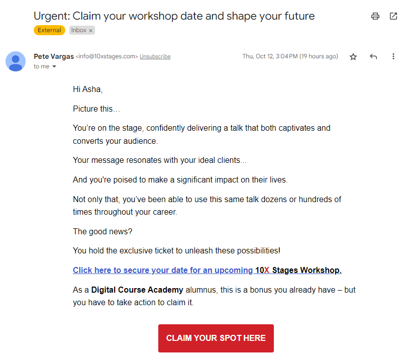 move emails from promotions to primary